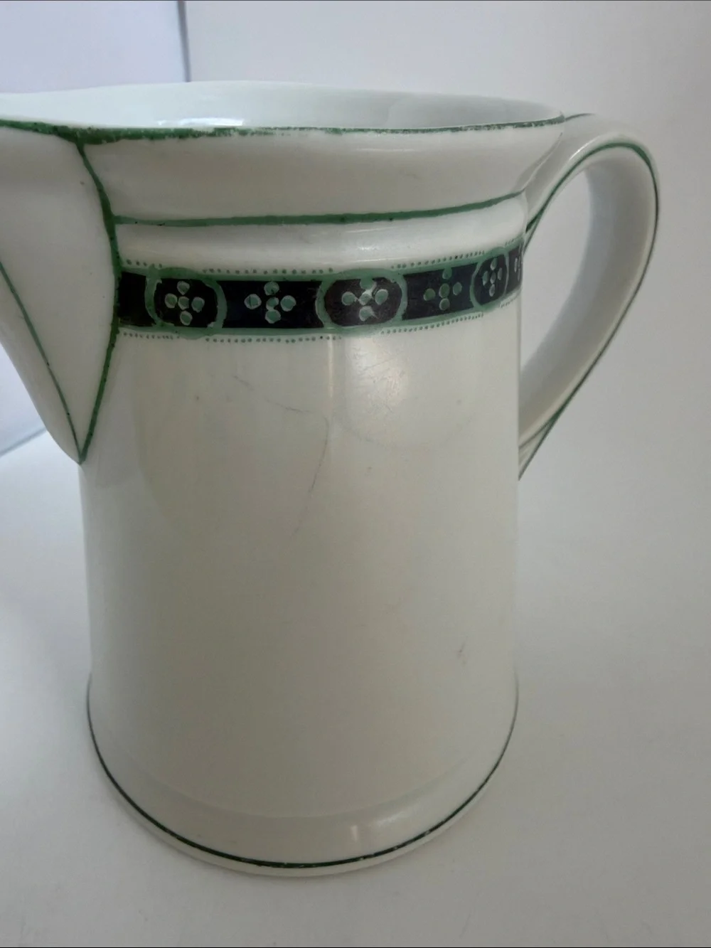Creamer Pitcher Stoneware 4.75” tall